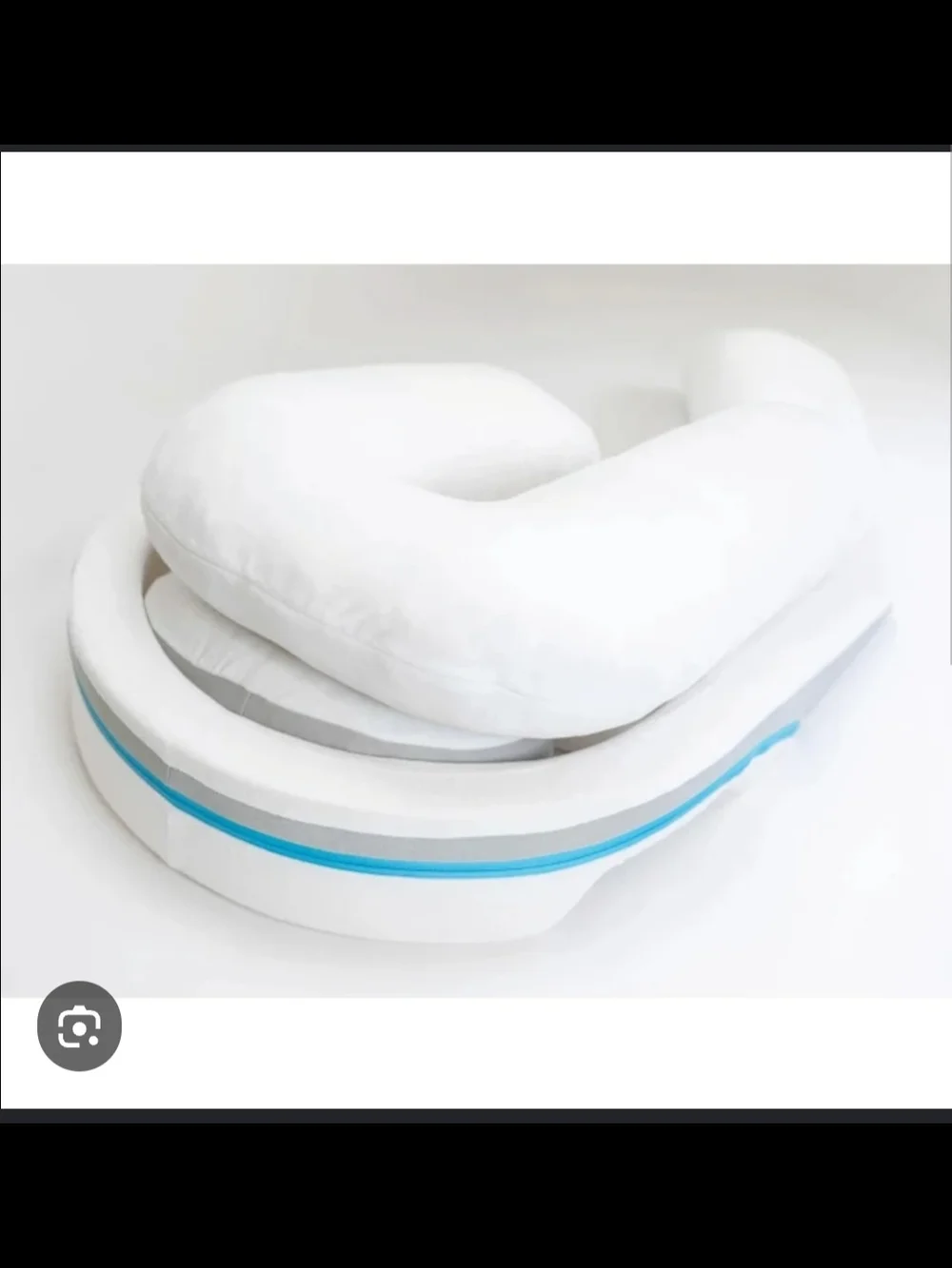 Therapeutic U-Shaped Body Pillow - Medcline White